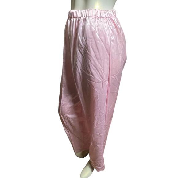 Vintage Ashley Taylor Pink Satin Pants, Medium, Polyester & Cotton Blend - Picture 12 of 14